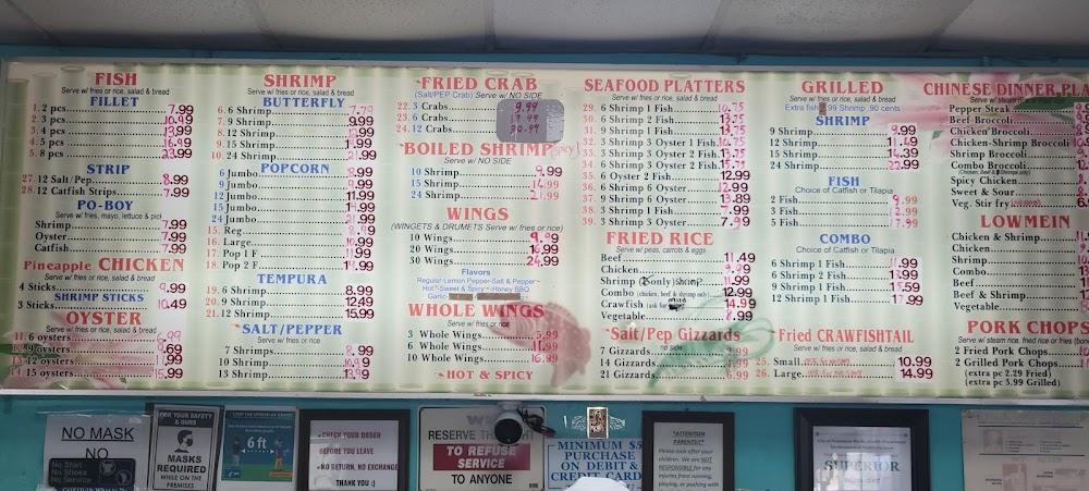 Coastal Seafood 6 Shrimp 1 Fish